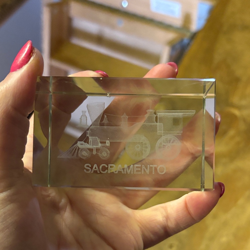 Sacramento Train Figurine